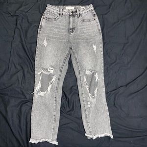 Grey pacsun mom jeans
